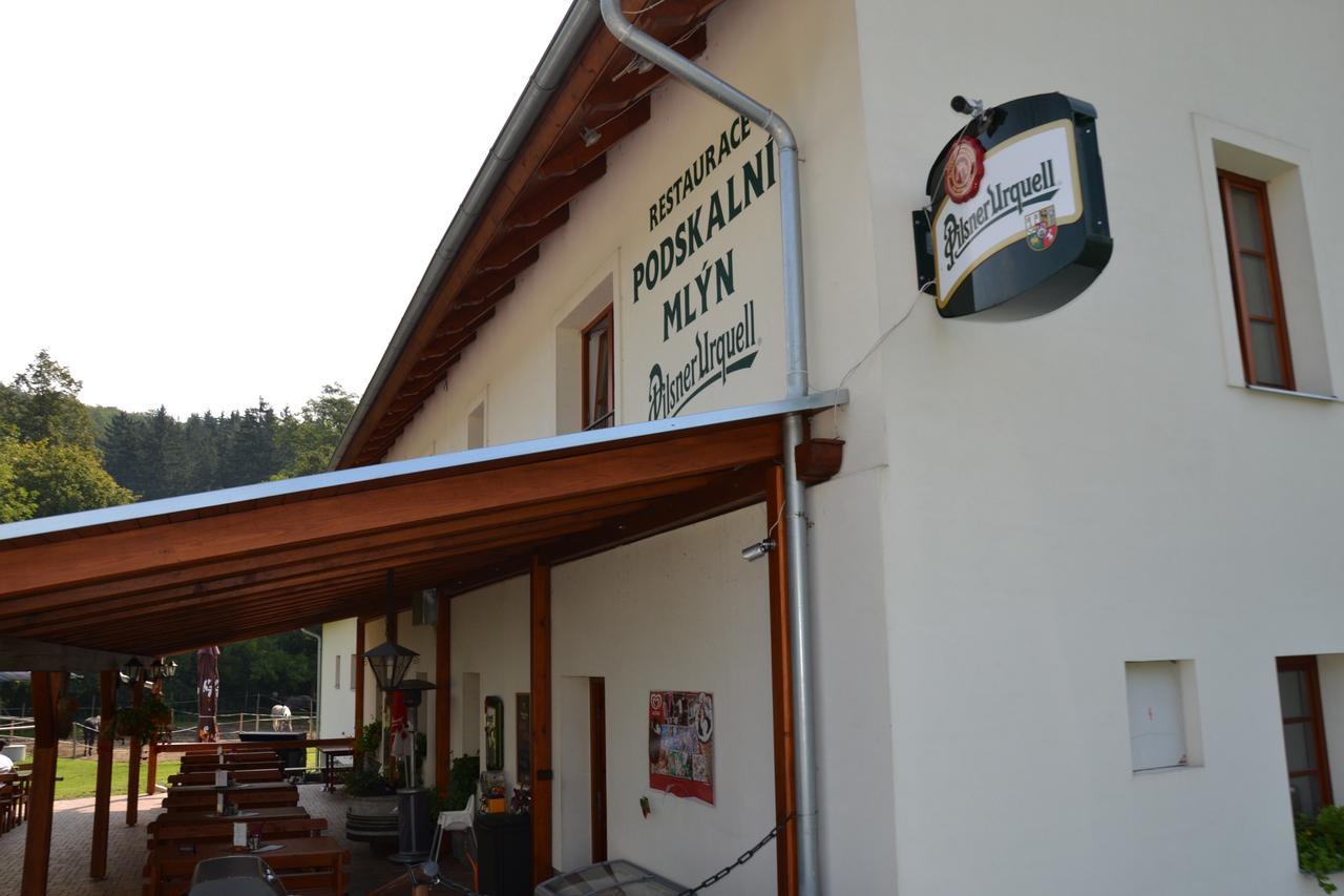 Podskalni Mlyn Hotel Ostopovice Exterior photo